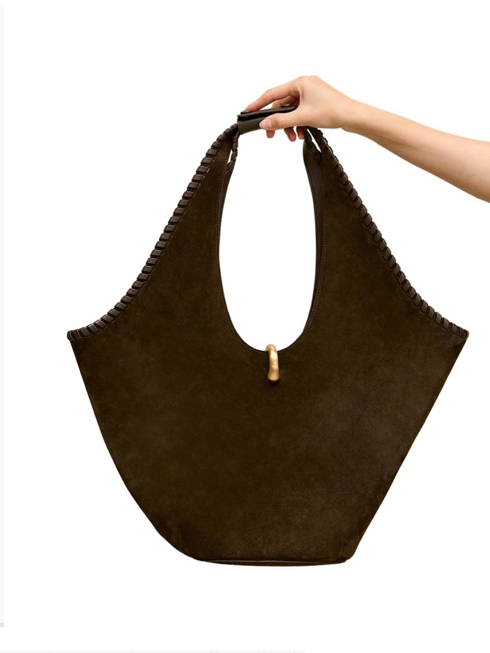 NWT CULT GAIA NOVA SUEDE TOTE BAG